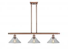  516-3I-AC-G132 - Orwell - 3 Light - 36 inch - Antique Copper - Cord hung - Island Light