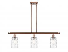  516-3I-AC-G352 - Candor - 3 Light - 36 inch - Antique Copper - Cord hung - Island Light