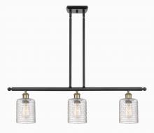 Innovations Lighting 516-3I-BAB-G112C-5CL - Cobbleskill - 3 Light - 36 inch - Black Antique Brass - Cord hung - Island Light