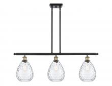  516-3I-BAB-G372 - Waverly - 3 Light - 36 inch - Black Antique Brass - Cord hung - Island Light