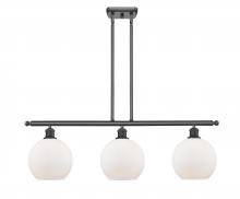  516-3I-OB-G121-8 - Athens - 3 Light - 36 inch - Oil Rubbed Bronze - Cord hung - Island Light