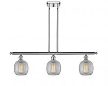  516-3I-PC-G105 - Belfast - 3 Light - 36 inch - Polished Chrome - Cord hung - Island Light