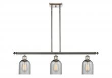  516-3I-PN-G257 - Caledonia - 3 Light - 36 inch - Polished Nickel - Cord hung - Island Light