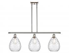  516-3I-PN-G372 - Waverly - 3 Light - 36 inch - Polished Nickel - Cord hung - Island Light