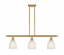  516-3I-SG-G441 - Brookfield - 3 Light - 36 inch - Satin Gold - Cord hung - Island Light