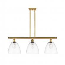  516-3I-SG-GBD-92-LED - Bristol - 3 Light - 36 inch - Satin Gold - Cord hung - Island Light