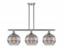 Innovations Lighting 516-3I-SN-G556-10SM - Rochester - 3 Light - 37 inch - Brushed Satin Nickel - Cord hung - Island Light