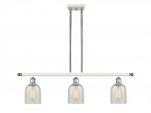  516-3I-WPC-G2511 - Caledonia - 3 Light - 36 inch - White Polished Chrome - Cord hung - Island Light