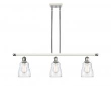  516-3I-WPC-G392 - Ellery - 3 Light - 36 inch - White Polished Chrome - Cord hung - Island Light