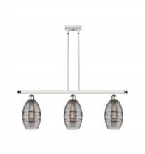 Innovations Lighting 516-3I-WPC-G557-6SM - Vaz - 3 Light - 36 inch - White Polished Chrome - Cord hung - Island Light