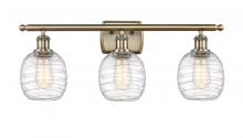 Innovations Lighting 516-3W-AB-G1013 - Belfast - 3 Light - 26 inch - Antique Brass - Bath Vanity Light