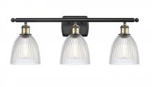  516-3W-BAB-G382 - Castile - 3 Light - 26 inch - Black Antique Brass - Bath Vanity Light