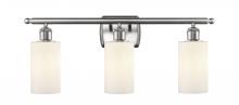 Innovations Lighting 516-3W-SN-G801 - Clymer - 3 Light - 24 inch - Brushed Satin Nickel - Bath Vanity Light