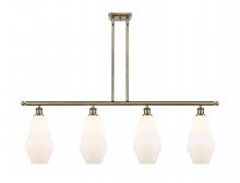  516-4I-AB-G651-7 - Cindyrella - 4 Light - 48 inch - Antique Brass - Cord hung - Island Light