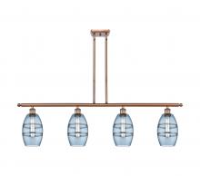 Innovations Lighting 516-4I-AC-G557-6BL - Vaz - 4 Light - 48 inch - Antique Copper - Cord hung - Island Light