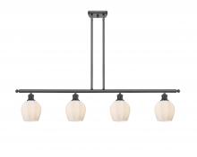  516-4I-BK-G461-6 - Norfolk - 4 Light - 48 inch - Matte Black - Cord hung - Island Light