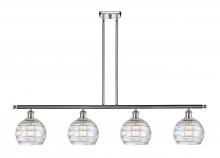 Innovations Lighting 516-4I-PC-G1213-8 - Athens Deco Swirl - 4 Light - 48 inch - Polished Chrome - Cord hung - Island Light