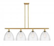  516-4I-SG-GBD-124 - Bristol - 4 Light - 50 inch - Satin Gold - Cord hung - Island Light