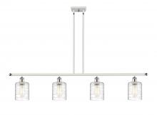 Innovations Lighting 516-4I-WPC-G1113 - Cobbleskill - 4 Light - 48 inch - White Polished Chrome - Cord hung - Island Light