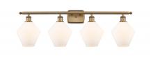 Innovations Lighting 516-4W-BB-G651-8 - Cindyrella - 4 Light - 38 inch - Brushed Brass - Bath Vanity Light