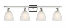  516-4W-PN-G381 - Castile - 4 Light - 36 inch - Polished Nickel - Bath Vanity Light