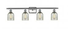  516-4W-SN-G259 - Caledonia - 4 Light - 35 inch - Brushed Satin Nickel - Bath Vanity Light