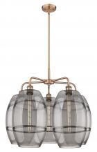 Innovations Lighting 516-5CR-AC-G557-10SM - Vaz - 5 Light - 28 inch - Antique Copper - Chandelier