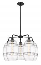 Innovations Lighting 516-5CR-BK-G557-8CL - Vaz - 5 Light - 26 inch - Matte Black - Chandelier