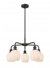  516-5CR-OB-G461-6 - Norfolk - 5 Light - 24 inch - Oil Rubbed Bronze - Chandelier