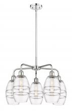 Innovations Lighting 516-5CR-PC-G557-6CL - Vaz - 5 Light - 24 inch - Polished Chrome - Chandelier