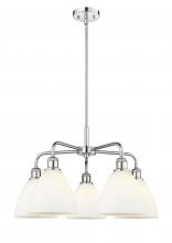 Innovations Lighting 516-5CR-PC-GBD-751 - Bristol - 5 Light - 26 inch - Polished Chrome - Chandelier