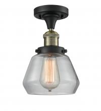 Innovations Lighting 517-1CH-BAB-G172 - Fulton - 1 Light - 7 inch - Black Antique Brass - Semi-Flush Mount