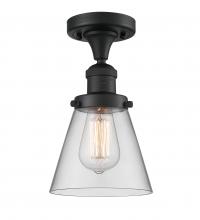 Innovations Lighting 517-1CH-BK-G62-LED - Cone - 1 Light - 7 inch - Matte Black - Semi-Flush Mount