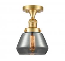 Innovations Lighting 517-1CH-SG-G173-LED - Fulton - 1 Light - 7 inch - Satin Gold - Semi-Flush Mount