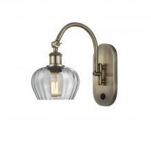  518-1W-AB-G92 - Fenton - 1 Light - 7 inch - Antique Brass - Sconce