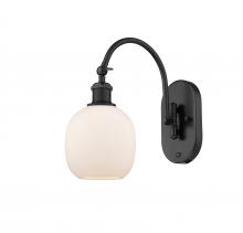  518-1W-BK-G101 - Belfast - 1 Light - 6 inch - Matte Black - Sconce