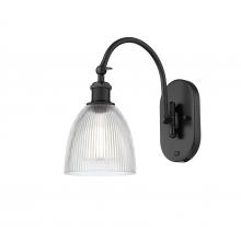  518-1W-BK-G382 - Castile - 1 Light - 6 inch - Matte Black - Sconce