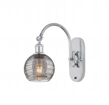 Innovations Lighting 518-1W-PC-G1213-6SM - Athens Deco Swirl - 1 Light - 6 inch - Polished Chrome - Sconce