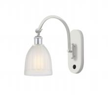 Innovations Lighting 518-1W-WPC-G441-LED - Brookfield - 1 Light - 6 inch - White Polished Chrome - Sconce