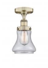 Innovations Lighting 616-1F-AB-G194 - Bellmont - 1 Light - 6 inch - Antique Brass - Semi-Flush Mount