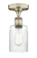 Innovations Lighting 616-1F-AB-G342 - Hadley - 1 Light - 5 inch - Antique Brass - Semi-Flush Mount