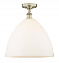 Innovations Lighting 616-1F-AB-GBD-161 - Bristol - 1 Light - 16 inch - Antique Brass - Semi-Flush Mount