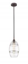 Innovations Lighting 616-1S-OB-G557-8CL - Vaz - 1 Light - 8 inch - Oil Rubbed Bronze - Cord hung - Mini Pendant