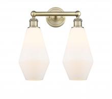 Innovations Lighting 616-2W-AB-G651-7 - Cindyrella - 2 Light - 16 inch - Antique Brass - Bath Vanity Light