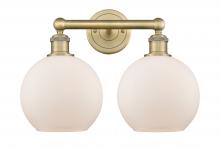 Innovations Lighting 616-2W-BB-G121-8 - Athens - 2 Light - 17 inch - Brushed Brass - Bath Vanity Light