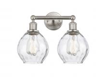  616-2W-SN-G362 - Waverly - 2 Light - 15 inch - Brushed Satin Nickel - Bath Vanity Light