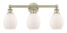  616-3W-AB-G81 - Eaton - 3 Light - 24 inch - Antique Brass - Bath Vanity Light