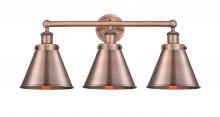  616-3W-AC-M13-AC - Appalachian - 3 Light - 26 inch - Antique Copper - Bath Vanity Light