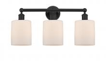 Innovations Lighting 616-3W-BK-G111 - Cobbleskill - 3 Light - 23 inch - Matte Black - Bath Vanity Light