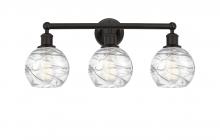 Innovations Lighting 616-3W-OB-G1213-6 - Athens Deco Swirl - 3 Light - 24 inch - Oil Rubbed Bronze - Bath Vanity Light